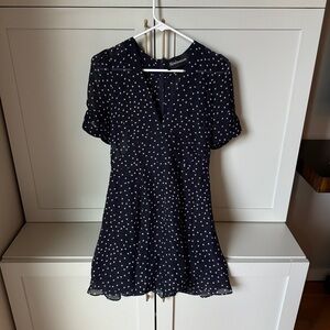 Realisation navy star dress. Authentic.